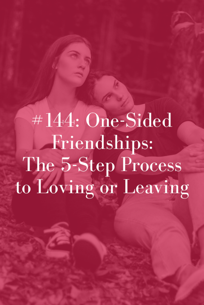 one-sided friendships