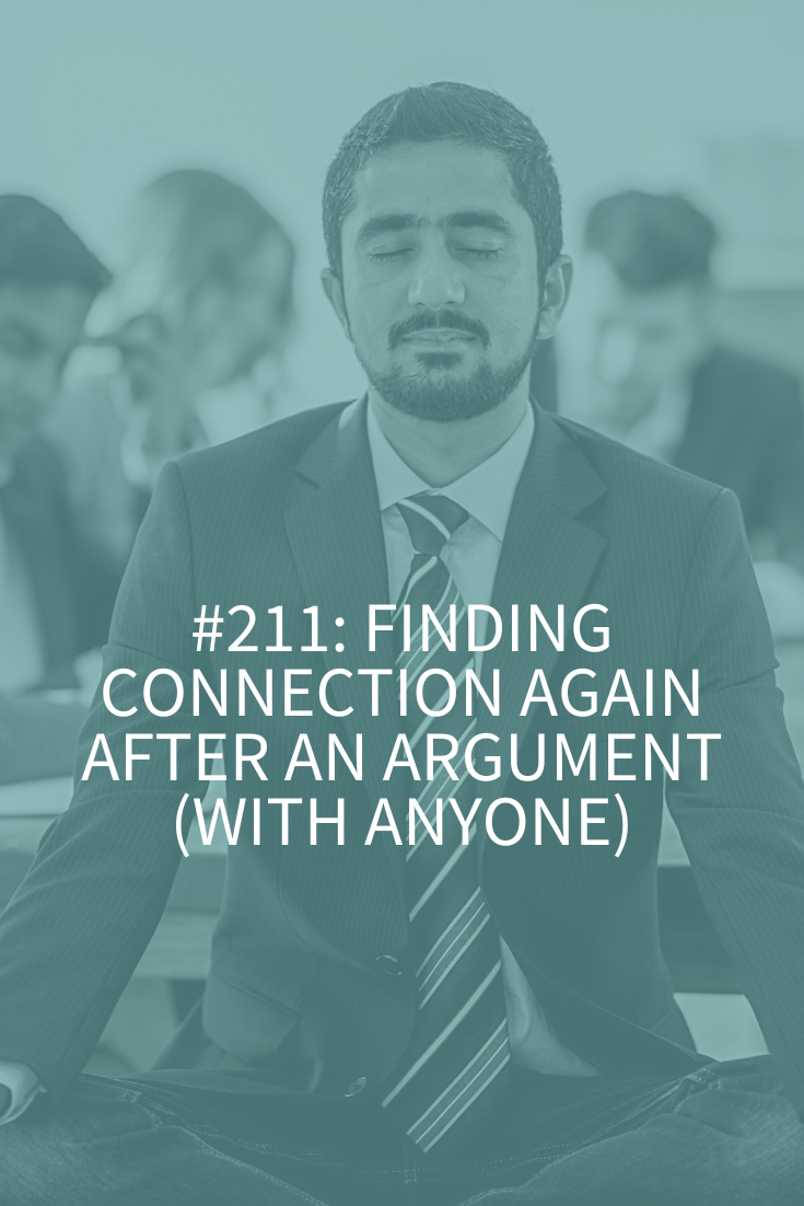 FINDING CONNECTION AGAIN AFTER AN ARGUMENT (WITH ANYONE) (Podcast Episode 211)