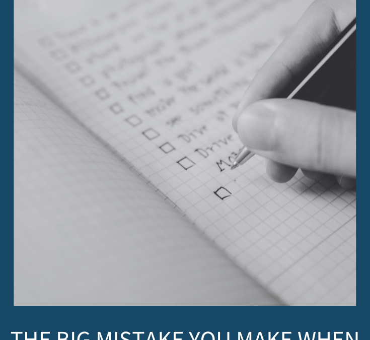 The Big Mistake You Make When Setting Goals (and How to Actually Achieve Your Goals This Year) (Podcast Episode 315)